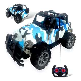 Carrinho Controle Remoto Monster Jipe Safari Com Luz Blink