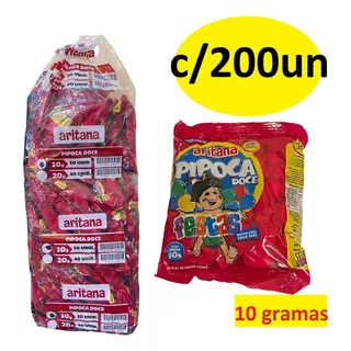 Fardo De Mini Pipoca Doce C/ 200 Un De 10gr Aritana Festas