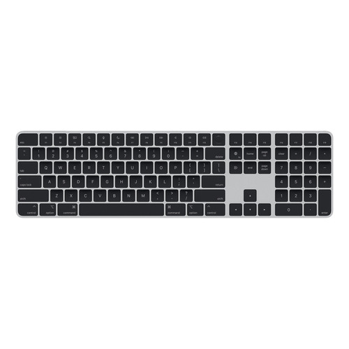 Teclado bluetooth Apple Magic Keyboard con Touch ID y teclado numérico QWERTY español España color negro