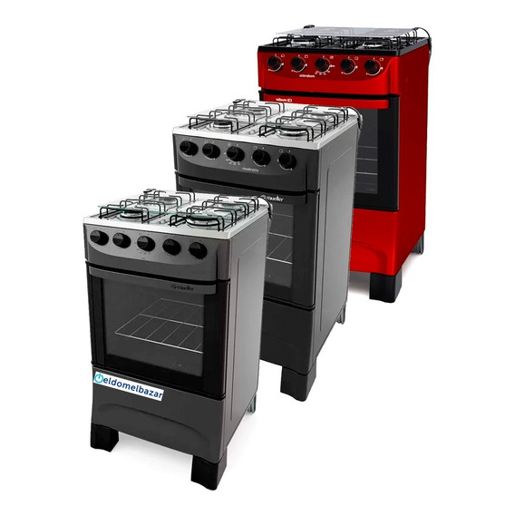 Cocina A Gas Nuevas Supergas 4 Hornallas Mesada Inox Ebz