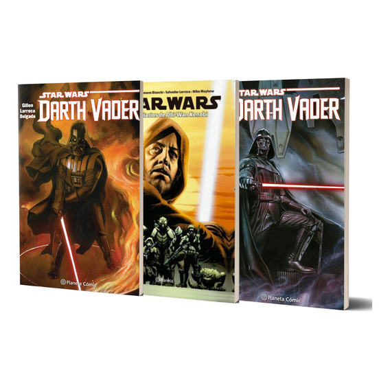 Pack Darth Vader 1 Y 2 + Diarios De Obi Wan-kenobi 