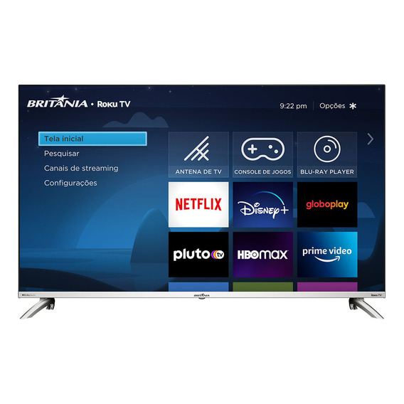 Smart Tv 43 Britânia Btv43g7pr2csblf Led Fhd Roku 110v/220v