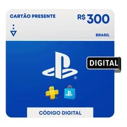 Sony PlayStation Store Gift Card R$ 300 (Digital)