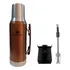 Termo Stanley Mate System Con Mate Y Bombilla Resorte Color Maple