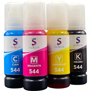 4 Botella Para Epson T544 L1110 L3110 L3150 Tinta Compatible