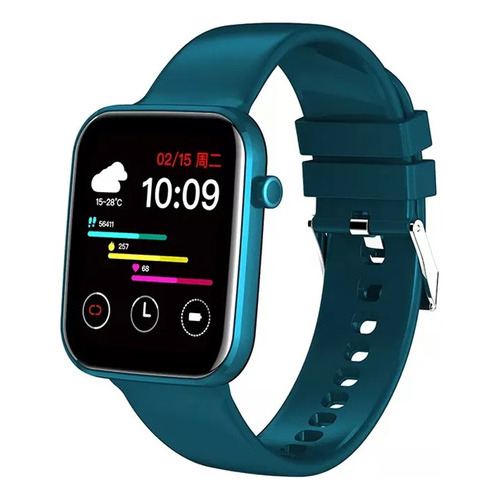 Smartwatch Gravity Z15 Ip67 Color de la caja Azul Diseño de la malla Gel de sílice