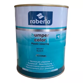 Roberlo Bumper Color Negro Texturado Para Plásticos X 1 Lt