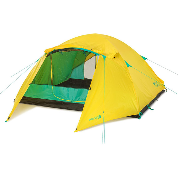 Carpa Técnica Puelche Iv 4 Personas Bosscamp 4.000 Mm Color Amarillo