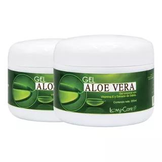 Gel Aloe Vera Paquete 2 Pzas Lovy Care Sabila Vitamina E