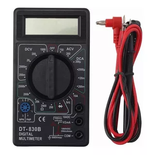 Multimetro Tester Digital Dt830d Con Buzzer