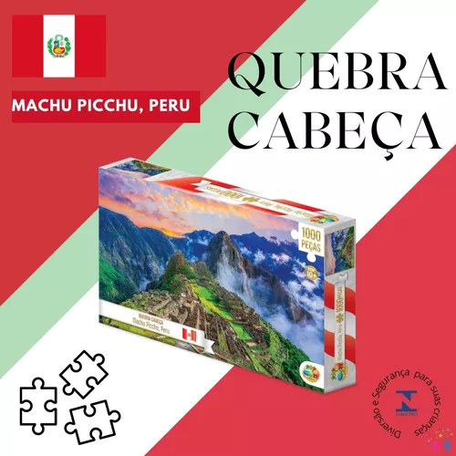 Lhama em Machu Picchu - Quebra-Cabeça - Geniol