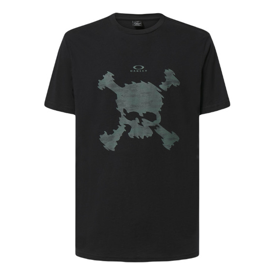 Camiseta / Playera Oakley Camo Skull Tee Blackout 404383-02e