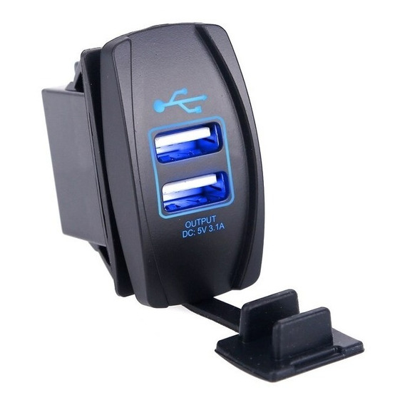 Adaptador De Doble Puerto Usb Para Coche Salida De 12v 3.1a