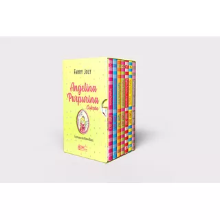 Box  Coleção Angelina Purpurina, De Fanny Joly. Editora Milk Shakespeare - Faro Editora, Capa Mole Em Português