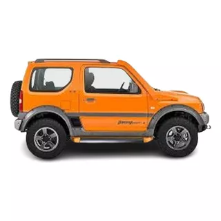 Estribo Personalizado Cor Laranja Fun Suzuki Jimny 2010 2020