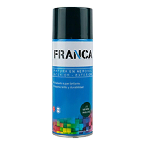 Esmalte En Aerosol 400ml Franca - Mate Brillante Y Satinados Color Verde Ingles