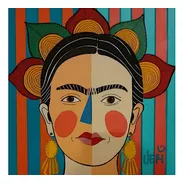 Quadro Pop Art - Frida Kahlo