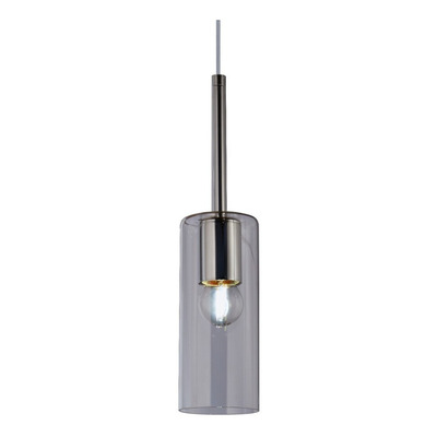Colgante 1 Luz Bios Tall Transparente Apto Led Vidrio Lk