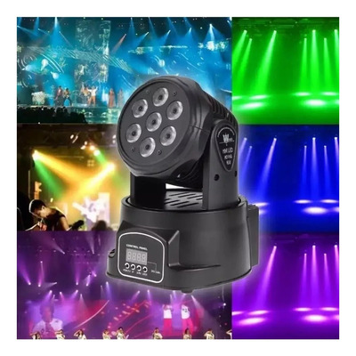 Luces De Escenario Fiesta Dj Dmx Cabeza Movil Rgbw