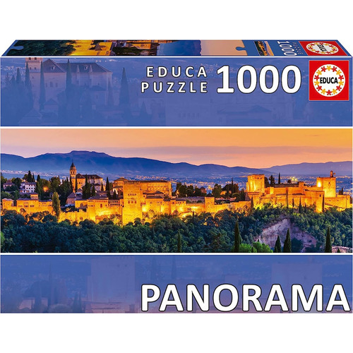 Puzzle Alhambra Granada Panorámica X1000 Piezas Educa