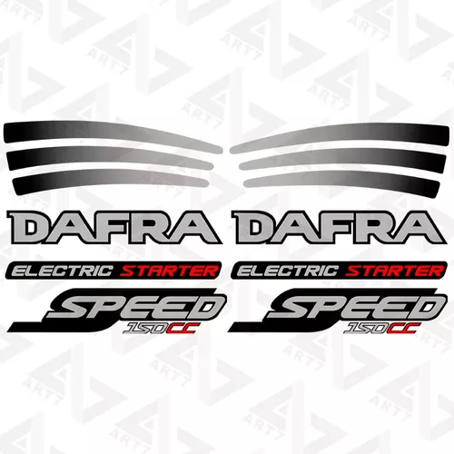 Adesivos Dafra 150 2008 A 2009 Speed Kit Ferkautoparts Peças e Acessórios  Nacionais e Importados