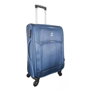 Maleta De Viaje 18 PuLG Cabina Expandible Bin M005 Azul