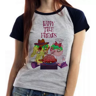 Blusa Baby Look Happy Tree Friends Spaguetti Desenho Youtube