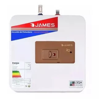 Termotanque James 20l Cobre Salida Superior Bajomesada Dimm