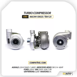 Turbo Compressor F1000 F4000 D20 D10 Om314  - Tb4125