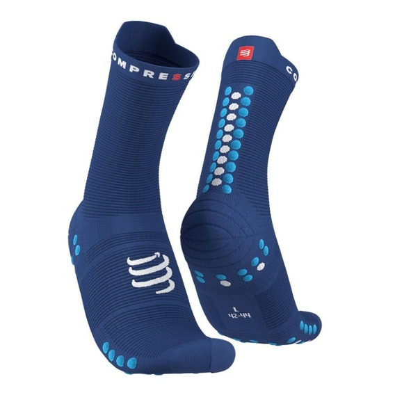 Calcetines De Running Pro Racing V4.0 Compressport Blue