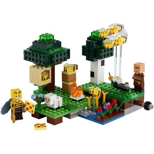 Set de construcción Lego Minecraft The bee farm 238 piezas  en  caja