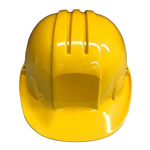 Casco De Seguridad Industrial Infra Intervalos Cachucha Color Amarillo