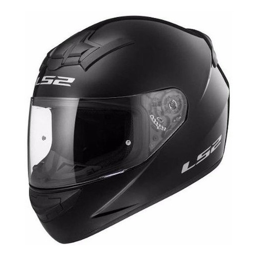 Casco para moto integral LS2 Rookie FF352  gloss black solid talle L 