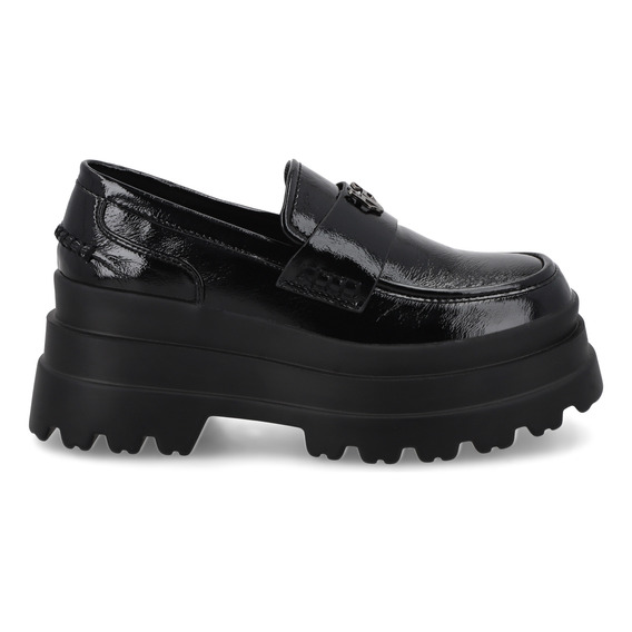 Zapato Plataforma Negro Mujer 36035