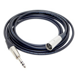 Canon Xlr Macho A Plug 6,5 Macho Balanceado  X 6mts Mts