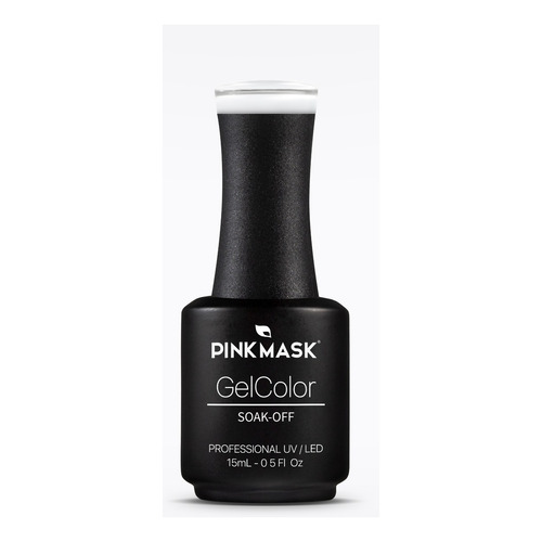 Gel Color  Pink Mask 100 White Tips Color Blanco