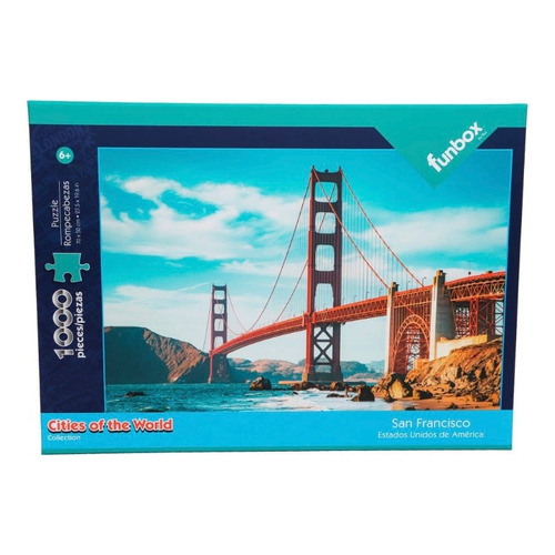 Rompecabezas San Francisco Ciudades Del Mundo 1000 Pz Funbox