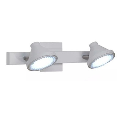 Aplique 2 Luces Spot Movil Conico Ar111 P/ Led Moderno Oslo