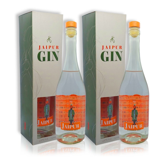 Gin Jaipur London Dry Cítrico Destilado X2u 750ml C/estuche
