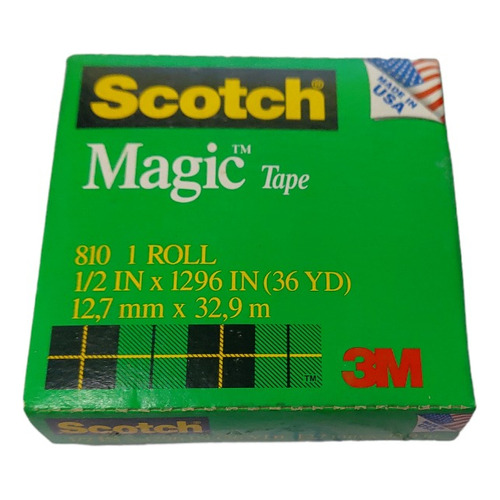 Cinta Magica Scotch 810 12,7mm X 32.9mts (x Unidad)