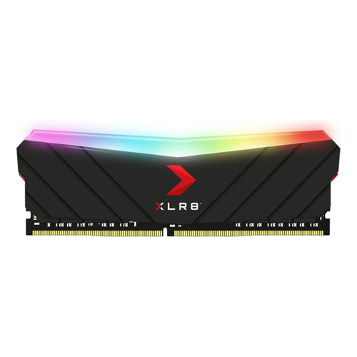 Memoria RAM XLR8 Gaming EPIC-X RGB gamer color negro 8GB 1 PNY MD8GD4320016XRGB