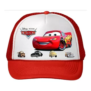 Gorras Cachuchas Cars Personalizado Rojo 