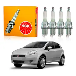  Jogo Velas Ngk Punto 1.4 8v 2007 A 2011