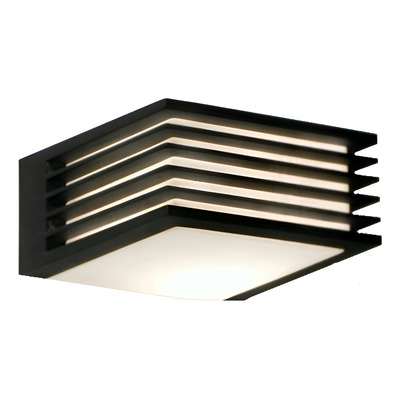 Bidireccional Exterior Apto Led Pared Negro Fz Sf Negro