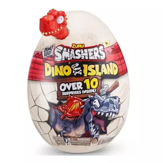 Smashers Dino Island Ovo Supresas Médio Preto F0092-5 - Fun