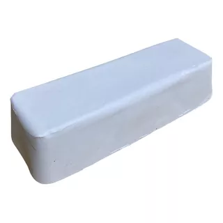 Massa/pedra Branca 1 Kg - Polimento Brilho Inox Alumínio Cm