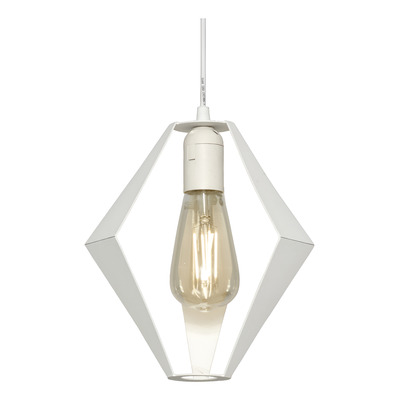 Colgante 1 Luz Gela C-1322 Blanco Apto Led Deco 