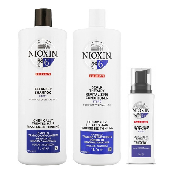 Nioxin-6 Tratamiento Densificador Chemically Treated Hair Lt