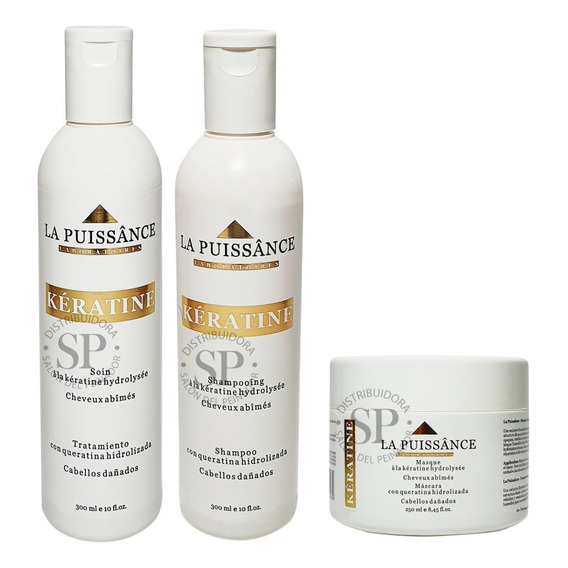 La Puissance Keratina Shampoo + Acondicionador + Máscara