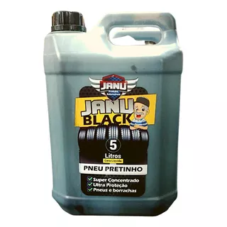 Pneu Pretinho Automotivo Resistente Janu Black 5l Preto